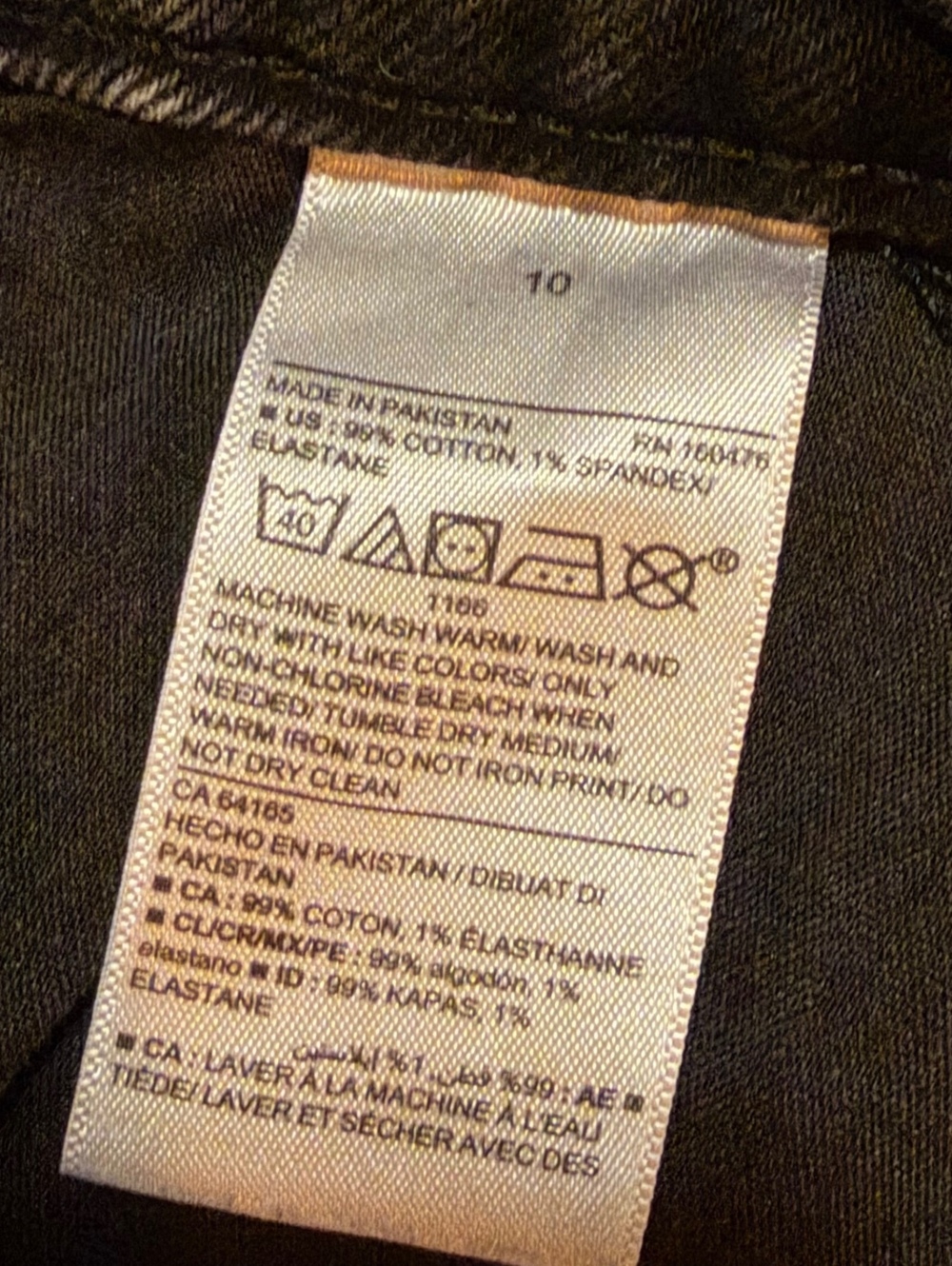 Old Navy Size 10 Black Acid Wash Raw Hem Denim Mini Skirt - Picture 3 of 6